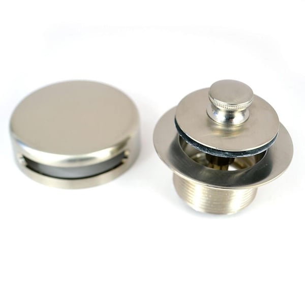 Watco 1.865 in. Overall Dia. x 11.5 Threads x 1.25 in. Lift-Turn Trim Kit, Brushed Nickel 958290-BN - main